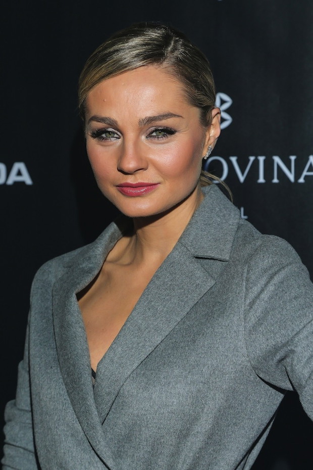 Małgorzata Socha na pokazie Tomasza Ossolińskiego