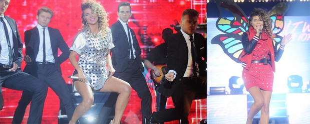 Edyta Górniak na scenie w Bydgoszczy