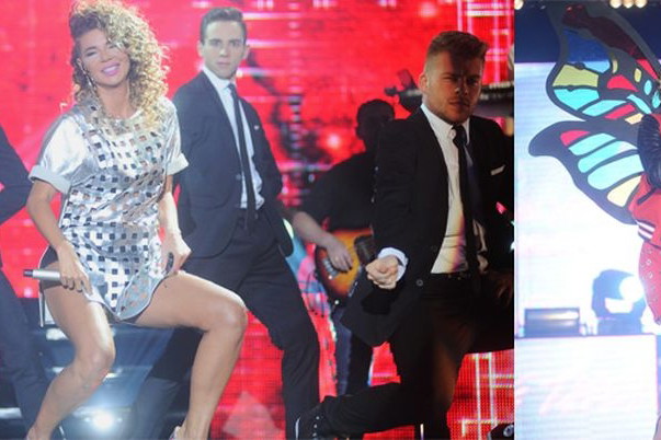 Edyta Górniak na scenie w Bydgoszczy