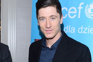 Robert Lewandowski reklamuje garnitury Giorgio Armani