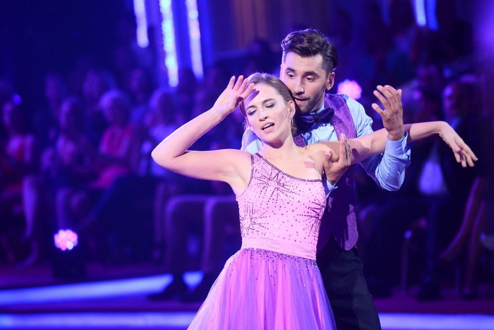 Anna Cieślak, Rafał Maserak na planie Tańca z gwiazdami