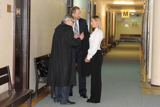 Sylwia Gruchała w sądzie