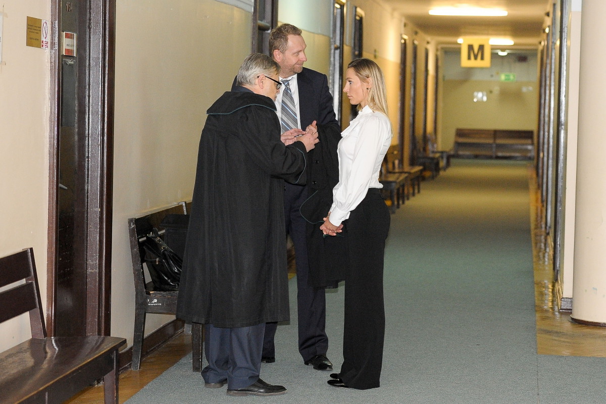Sylwia Gruchała w sądzie