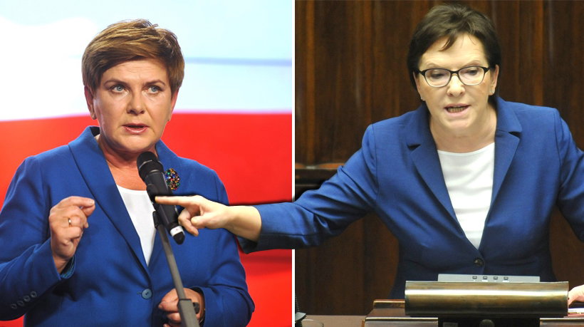 Beata Szydło i Ewa Kopacz