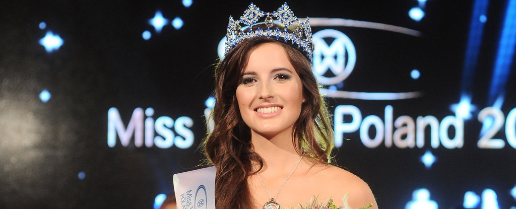 Marta Pałucka pierwszy raz w telewizji jako Miss World Poland 2015