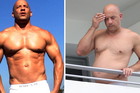 Vin Diesel z brzuszkiem i bez