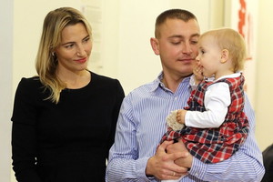Sylwia Gruchała z mężem Markiem Bączkiem