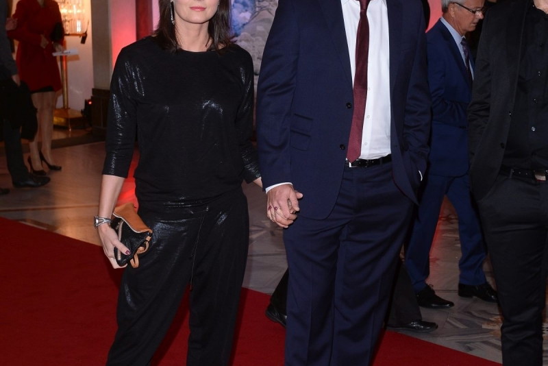 Ilona Wrońska i Leszek Lichota na czerwonym dywanie
