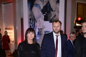 Ilona Wrońska i Leszek Lichota na czerwonym dywanie