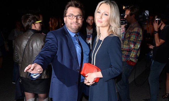 Magdalena Ogórek i Bartosz Węglarczyk na urodzinach Dzień Dobry TVN