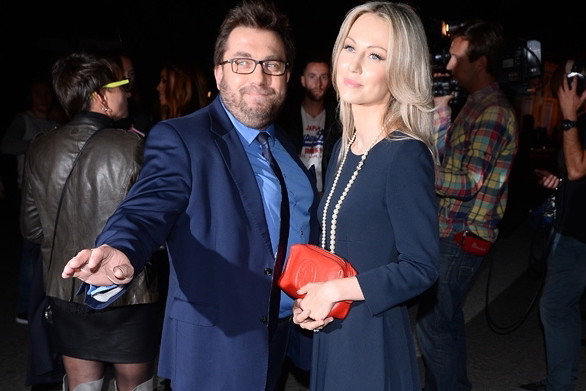 Magdalena Ogórek i Bartosz Węglarczyk na urodzinach Dzień Dobry TVN