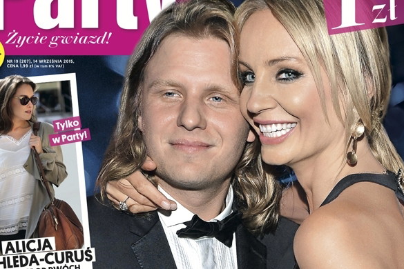 Agnieszka Szulim i Piotr Woźniak Starak na okładce "Party"