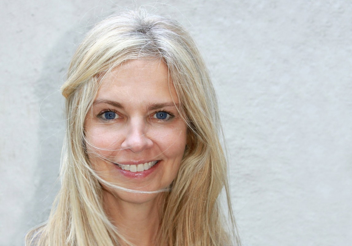 Niebieskooka blondynka