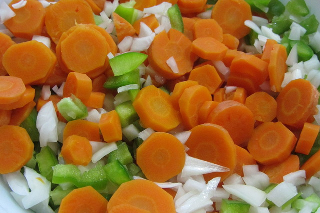 pokrojona marchewka