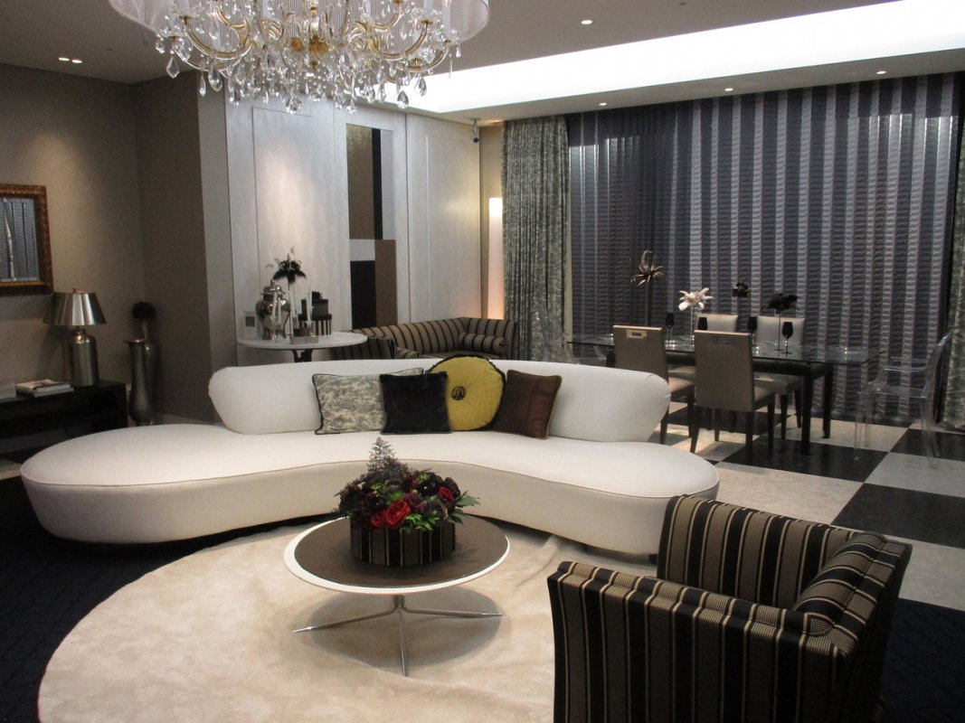 Salon w stylu glamour