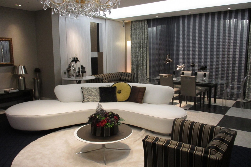 Salon w stylu glamour