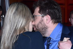 Bartosz Węglarczyk, Magdalena Ogórek na imprezie Dzień dobry TVN