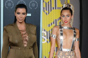 Kim Kardashian, Miley Cyrus, MTV Video Music Awards 2015