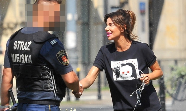 Edyta Górniak została zatrzymana przez straż miejską