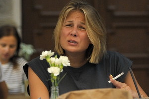 Marta Wierzbicka na kolacji z Zosią Zborowską