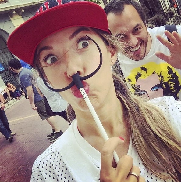 Ewa Chodakowska i Lefteris Kavoukis w Barcelonie zdjęcia