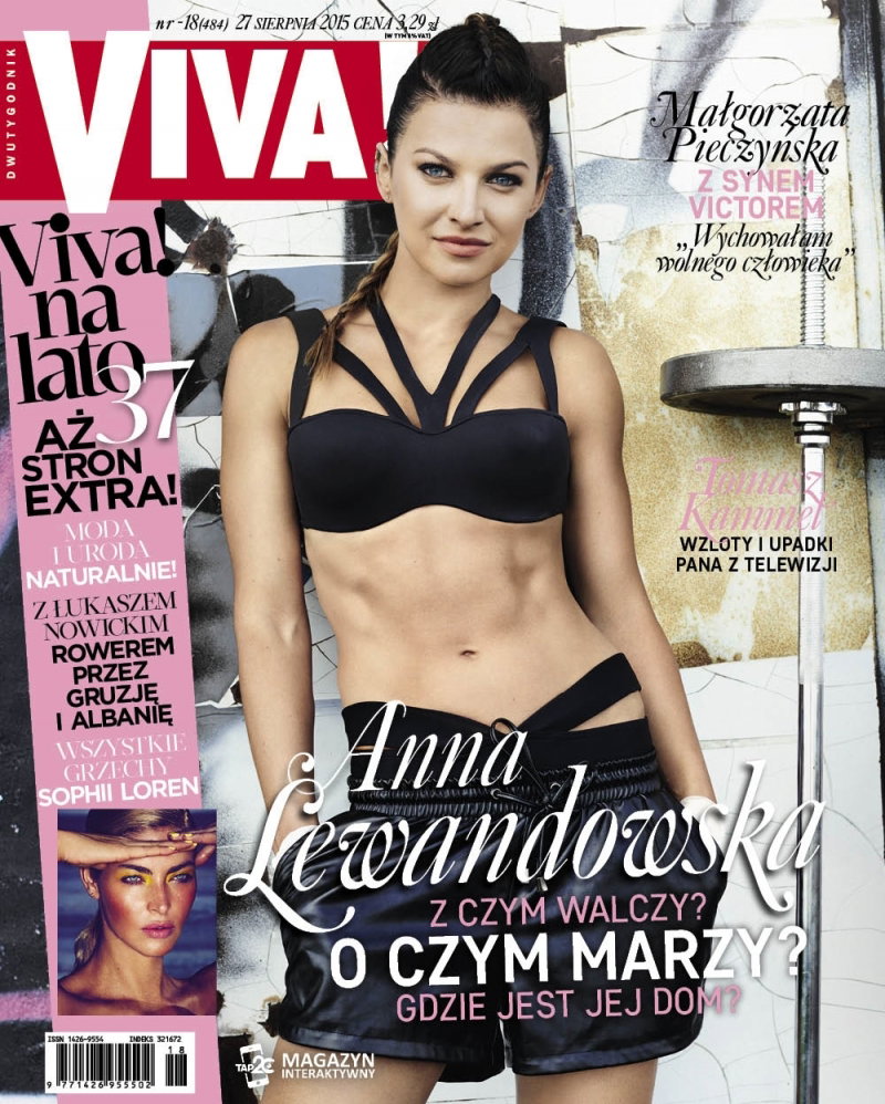 Anna Lewandowska na okładce Vivy
