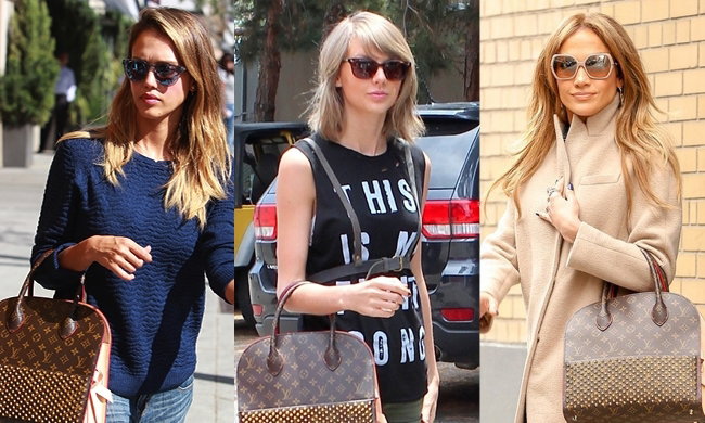 Gwiazdy kochają torebki Louis Vuitton - Jessica Alba, Taylor Swift, Jennifer Lopez,