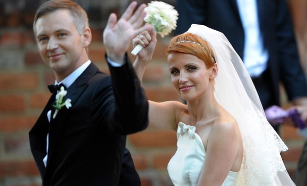 Katarzyna Zielińska i Wojciech Domański obchodzą 2. rocznicę ślubu