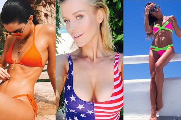 Gwiazdy w bikini Kendall Jenner, Joanna Krupa, Ewa Chodakowska