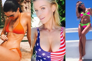Gwiazdy w bikini Kendall Jenner, Joanna Krupa, Ewa Chodakowska