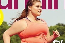 Modelka plus size na okładce magazynu