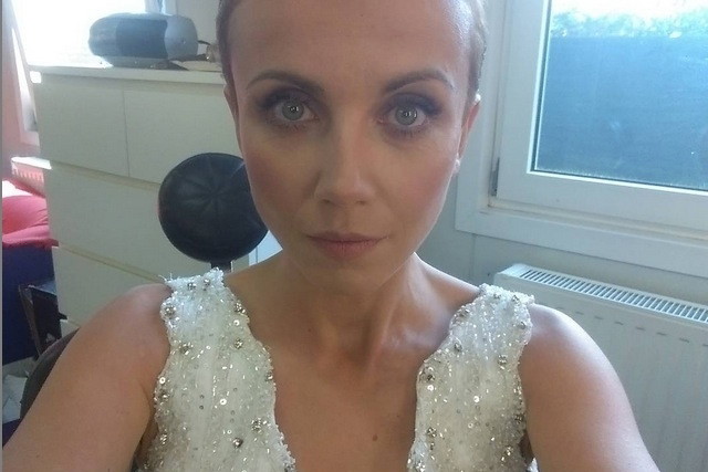 Katarzyna Zielińska w sukni ślubnej Barwy Szczęścia