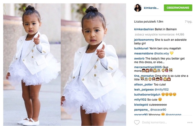 North West, córka Kim Kardashian
