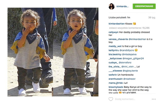 North West, córka Kim Kardashian