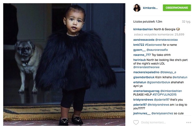 North West, córka Kim Kardashian
