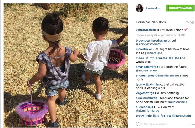 North West z przyjacielem