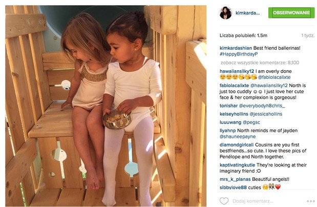 Penelope Disick i North West
