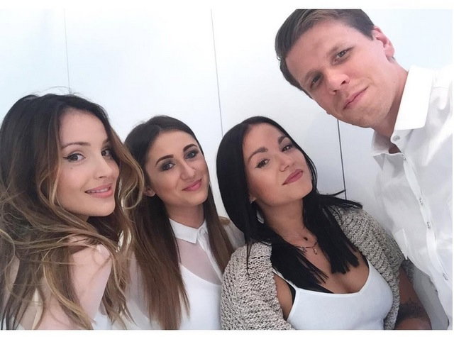 Marina Łuczenko, Wojciech Szczęsny, 26 urodziny