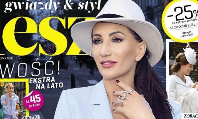 Justyna Steczkowska na okładce Flesza