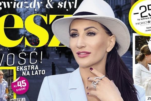 Justyna Steczkowska na okładce Flesza