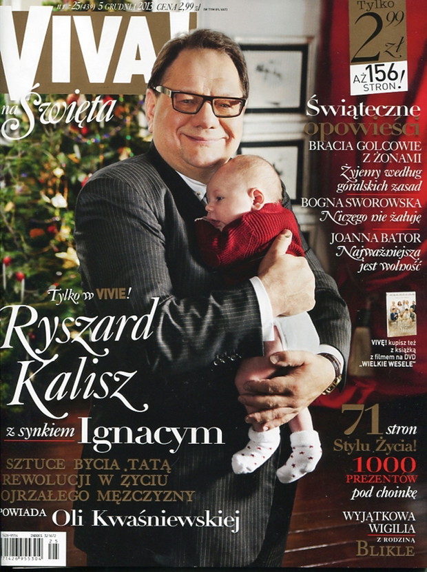 Ryszard Kalisz z synem Ignacym