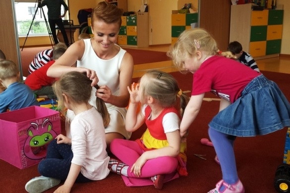 Katarzyna Zielińska została przedszkolanką! Mamy zdjęcia!