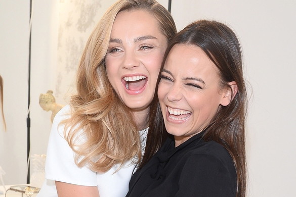 Małgorzata Socha i Anna Mucha na prezentacji kolekcji TOUS FW 14