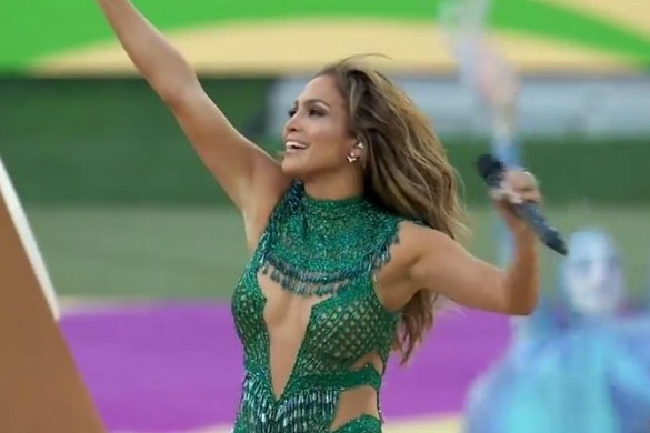 Jennifer Lopez na otwarciu Mundialu