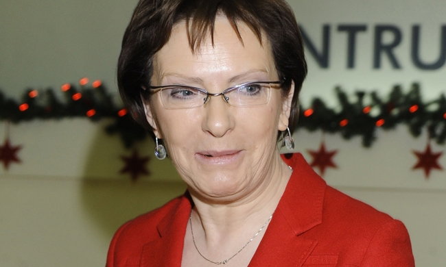 Wpadka Ewy Kopacz podczas konferencji Sejmu