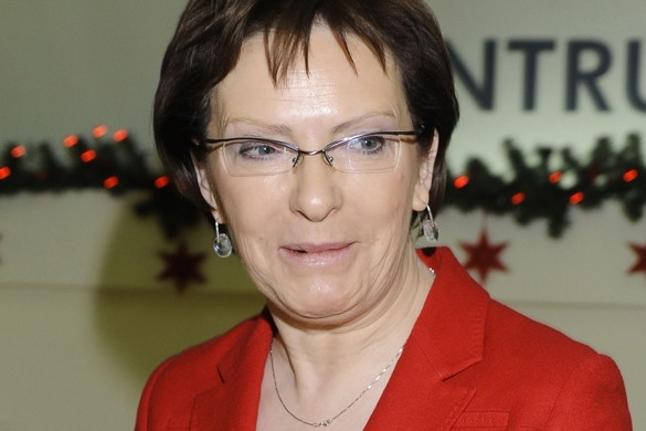 Wpadka Ewy Kopacz podczas konferencji Sejmu