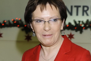 Wpadka Ewy Kopacz podczas konferencji Sejmu