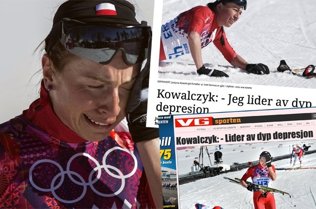Zagraniczne media o depresji Justyny Kowalczyk. Skandynawia depresja Justyny Kowalczyk