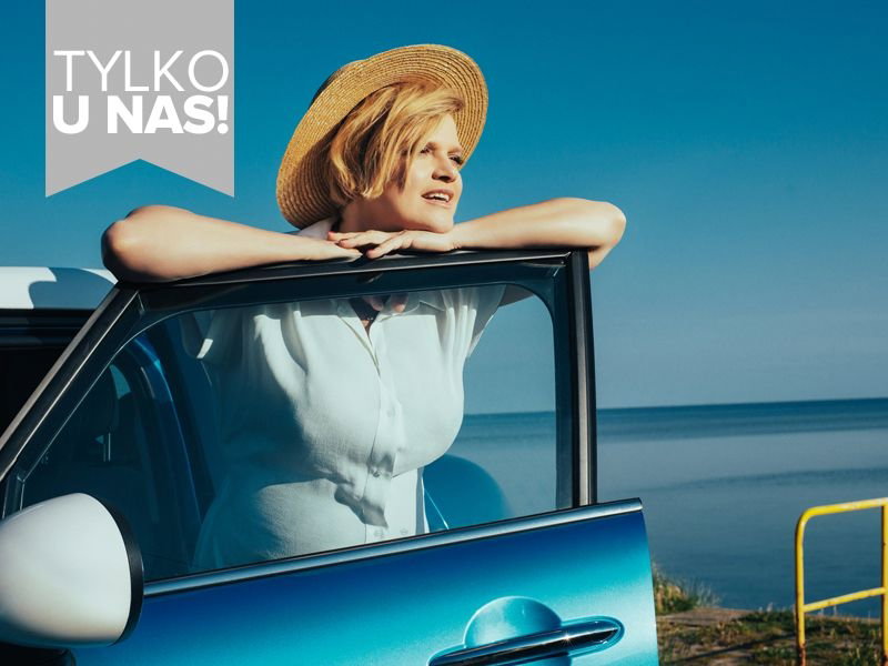 Katarzyna Figura w sesji na plaży dla Vivy