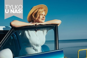 Katarzyna Figura w sesji na plaży dla Vivy